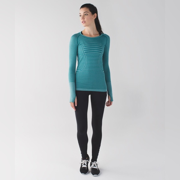 Lululemon Swiftly Tech Long Sleeve Crew Running Activewear Gym Workout Like New - Picture 5 of 12